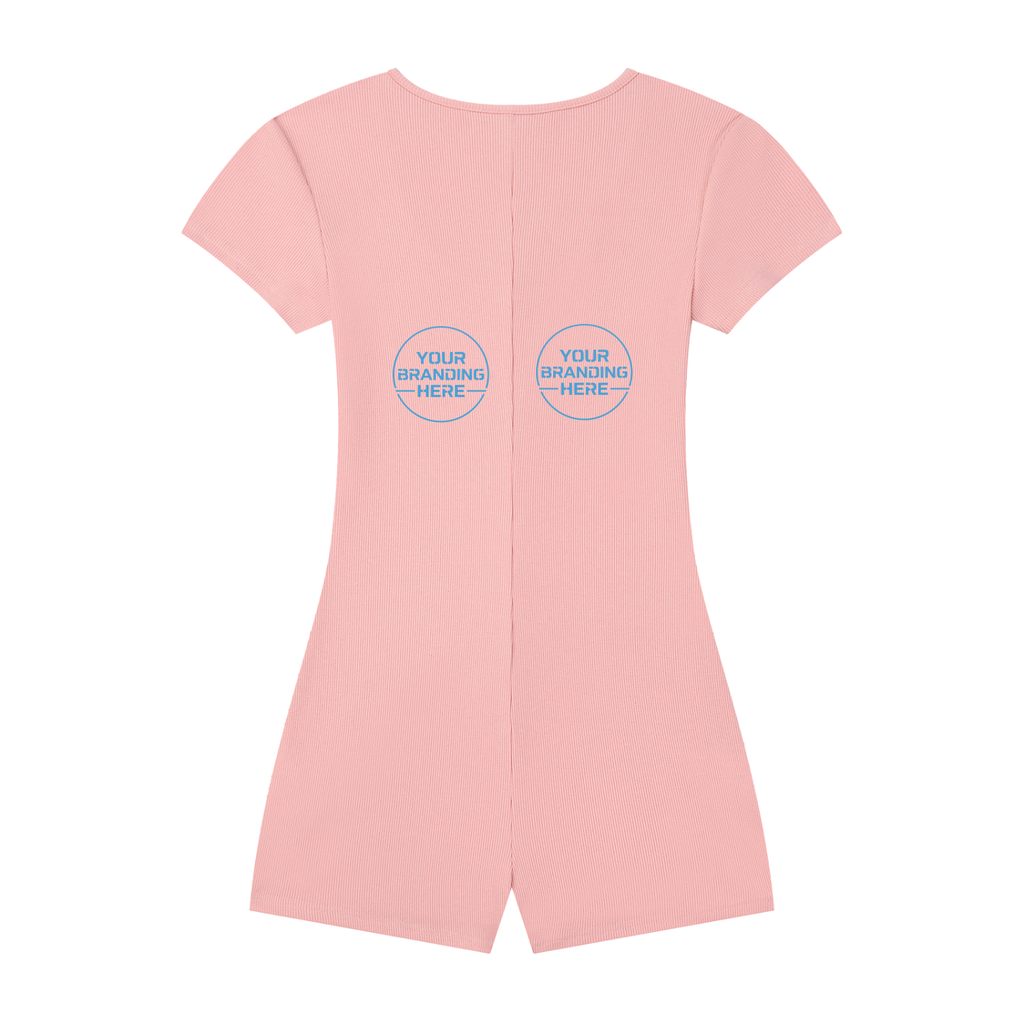 Women's Dual-Function Cape Tie-Waist Romper - WO0006-C001-V2