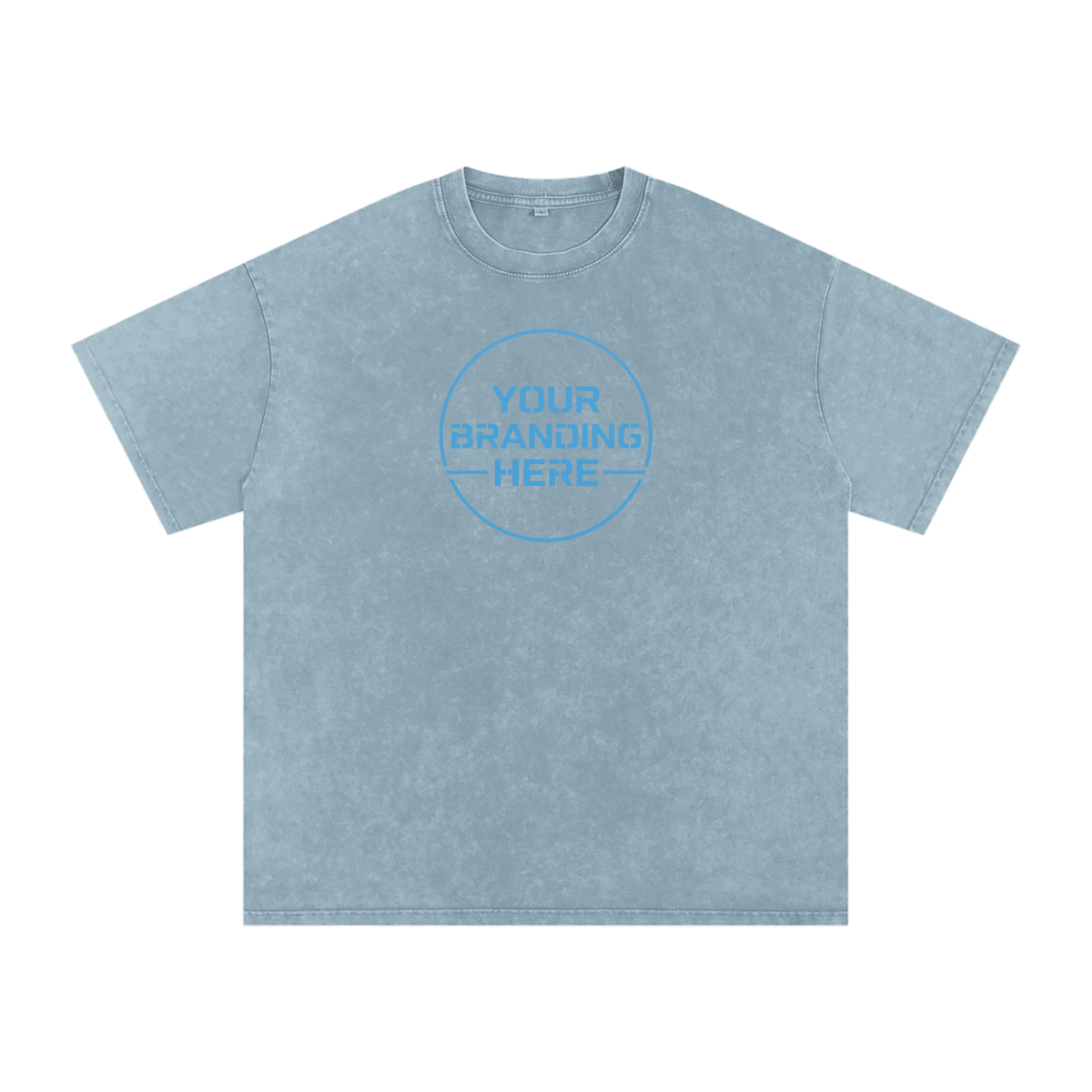 Snow Washed Oversized Cotton T-Shirt - R00037-C001-V14