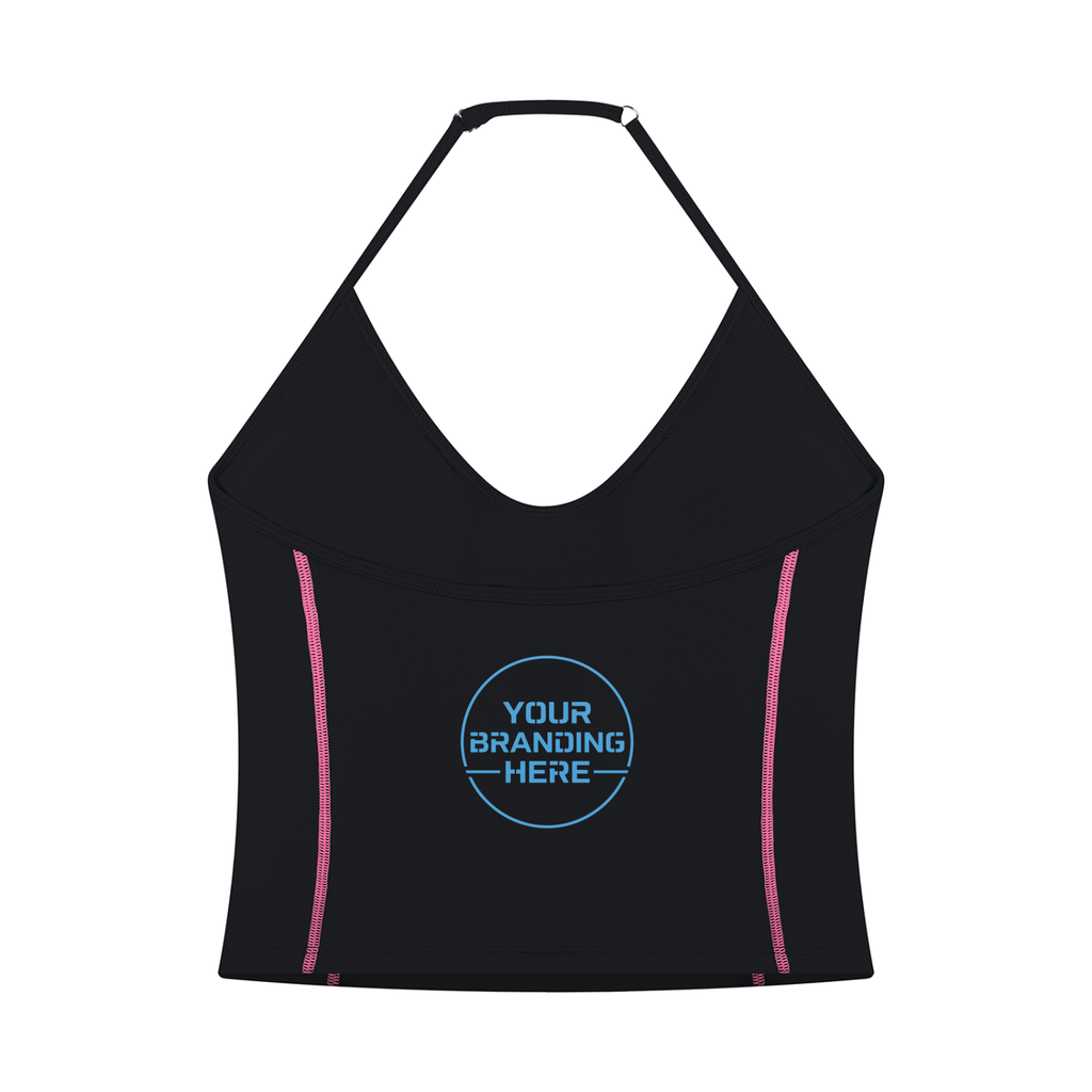 Women's Halter Neck Yoga Tank Top - WT0261-O001-V2