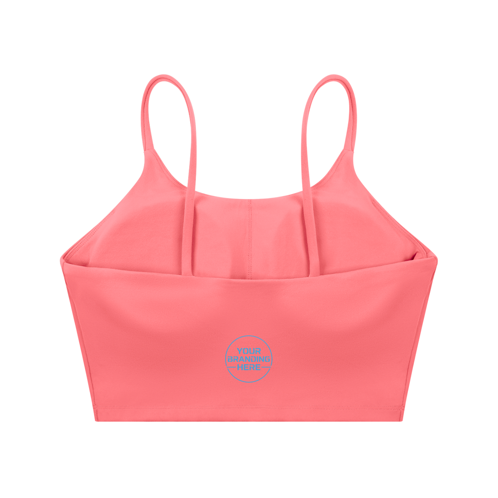 Spaghetti Strap Yoga Sports Bra - WT0073-O001-V3