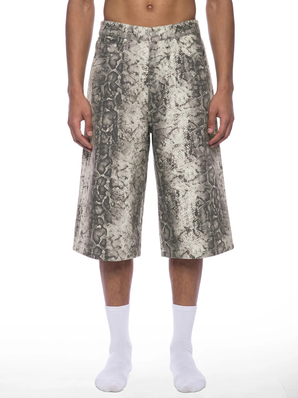 Men's Snake Print Shorts - MB0054-C001-V2