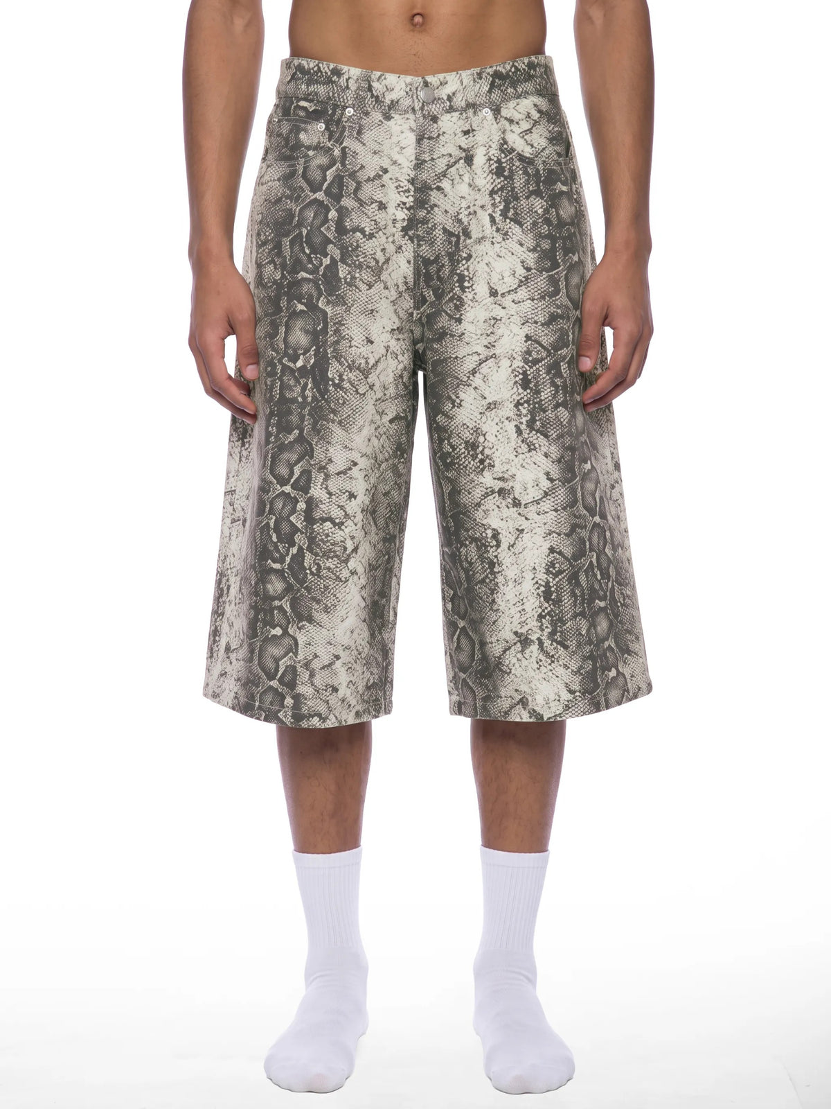 Men's Snake Print Shorts - MB0054-C001-V2