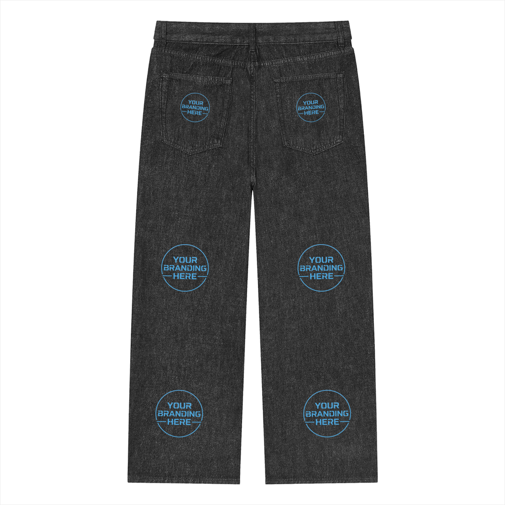 Unisex Vintage Wash Straight Leg Jeans - UB0029-C001-V2