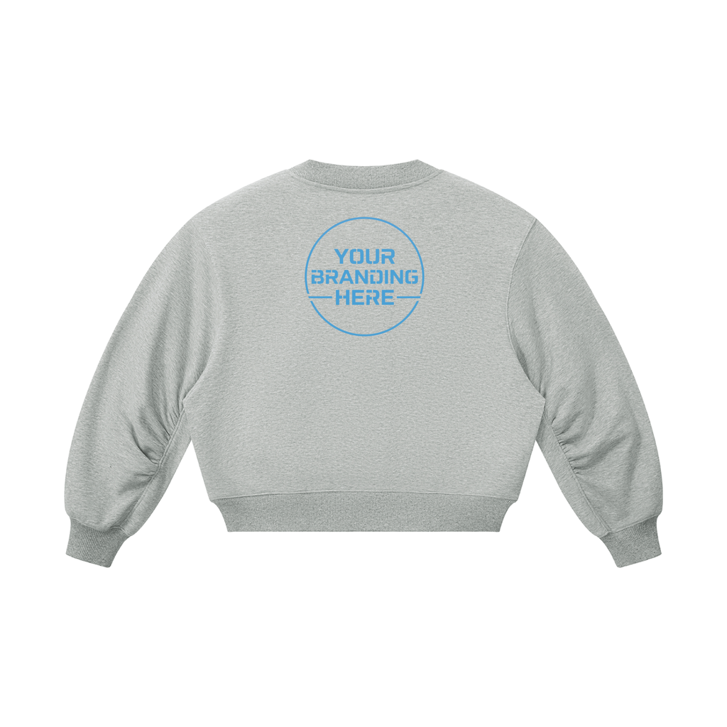 Women’s Crop V-Neck Sweatshirt - WB0067-C001-V2
