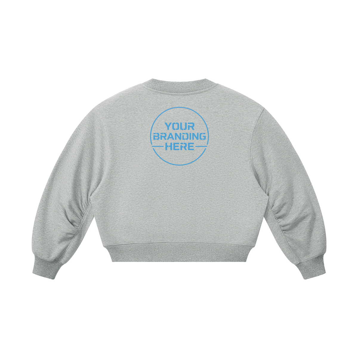 Women’s Crop V-Neck Sweatshirt - WB0067-C001-V2