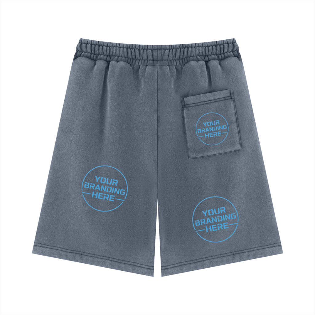 Unisex Vintage Wash Fleece Shorts - UB0053-C001-V2
