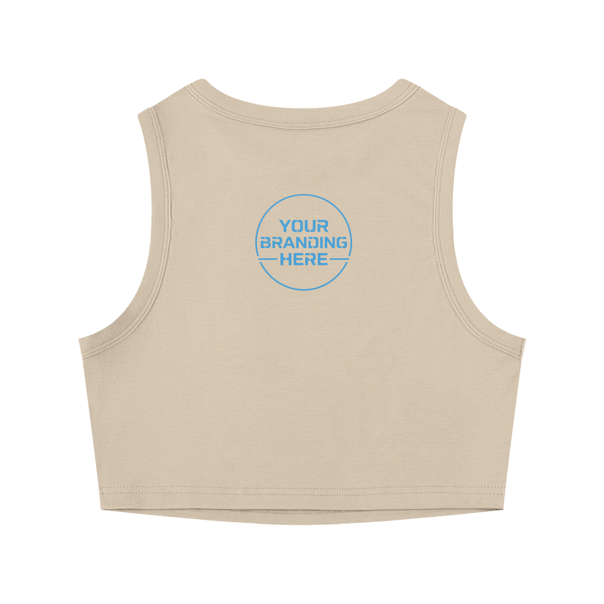 Women's Tight Crewneck Crop Tank Top - WT0082-O001-V2