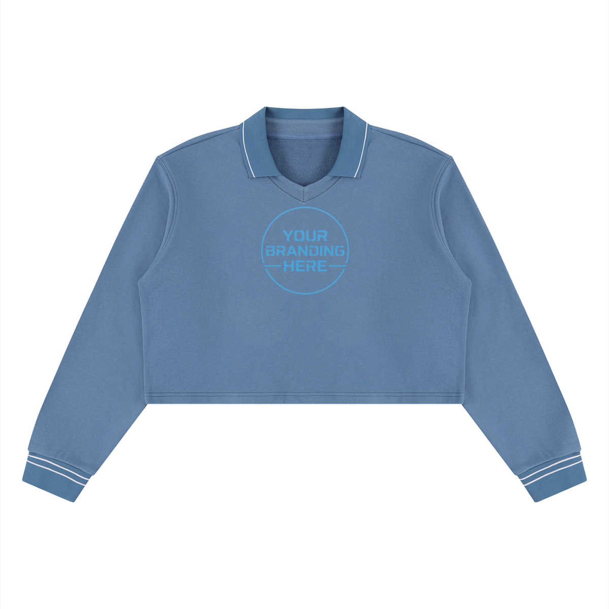 Women’s Crop Collared Sweatshirt - WT0212-C001-V2