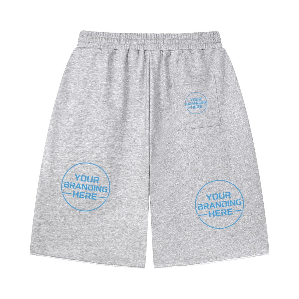 Unisex Loose Raw Edge Shorts - UB0066-C001-V2