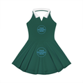 Women's Collared Halter A-Line Tennis Dress - WO0008-P001-V2