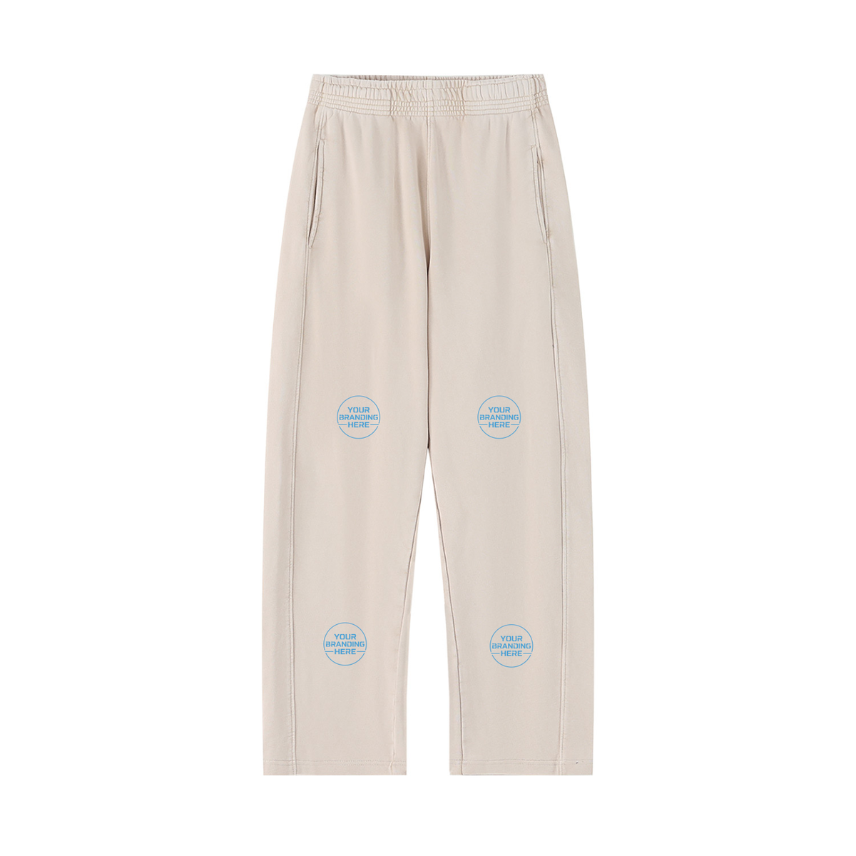 Unisex Mineral Wash Straight Sweatpants - UB0065-C001-V2