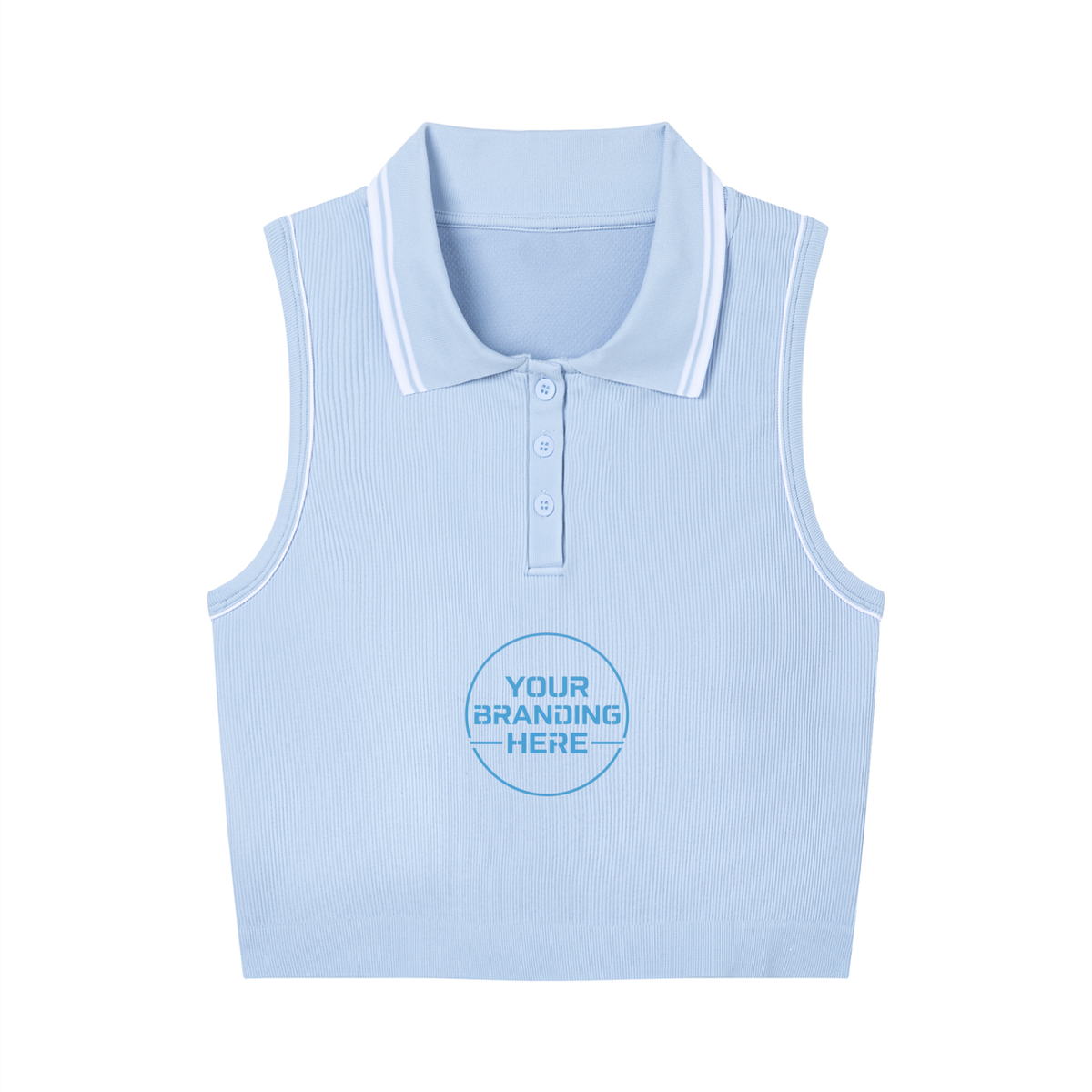 Women's Polo Yoga Tank Top - WT0188-O001-V2