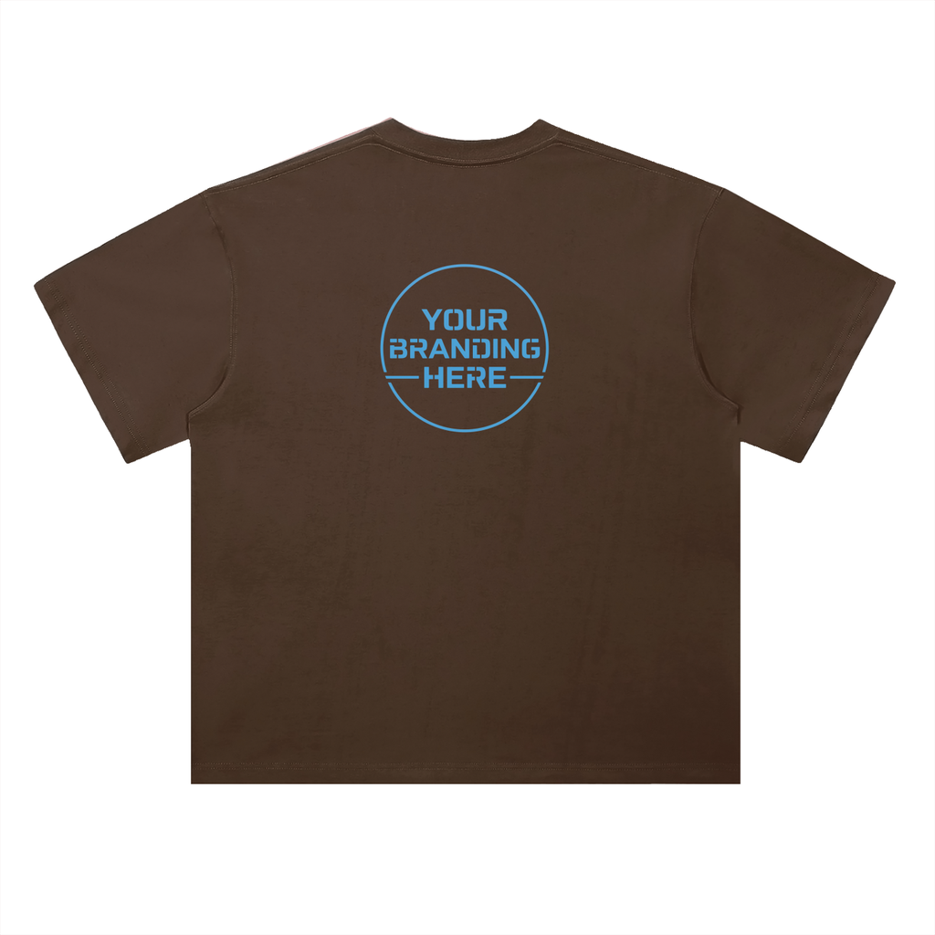Heavyweight Drop Shoulder Cotton T-Shirt - RU0014-C001-V7