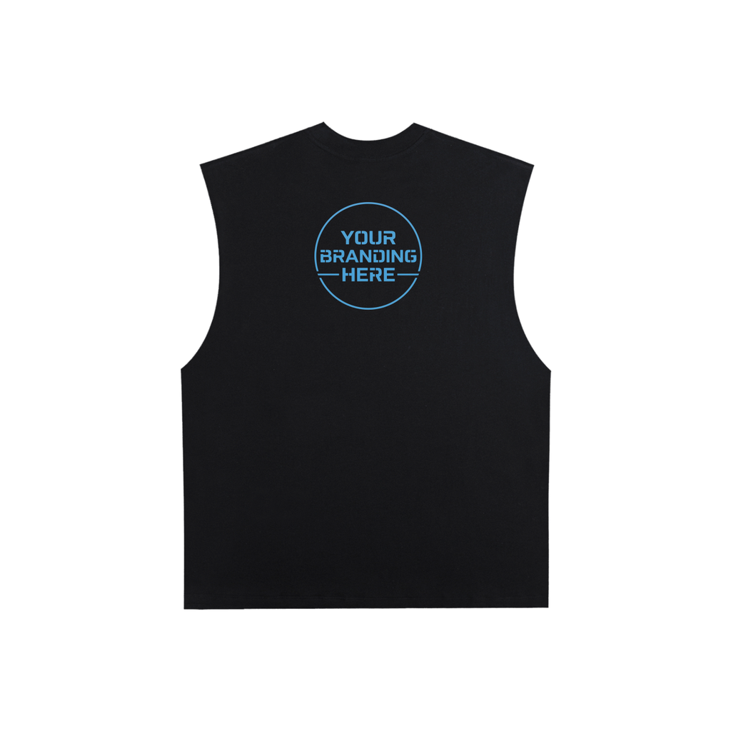 Raw Edge Cotton Tank Top - RB0010-C001-V4