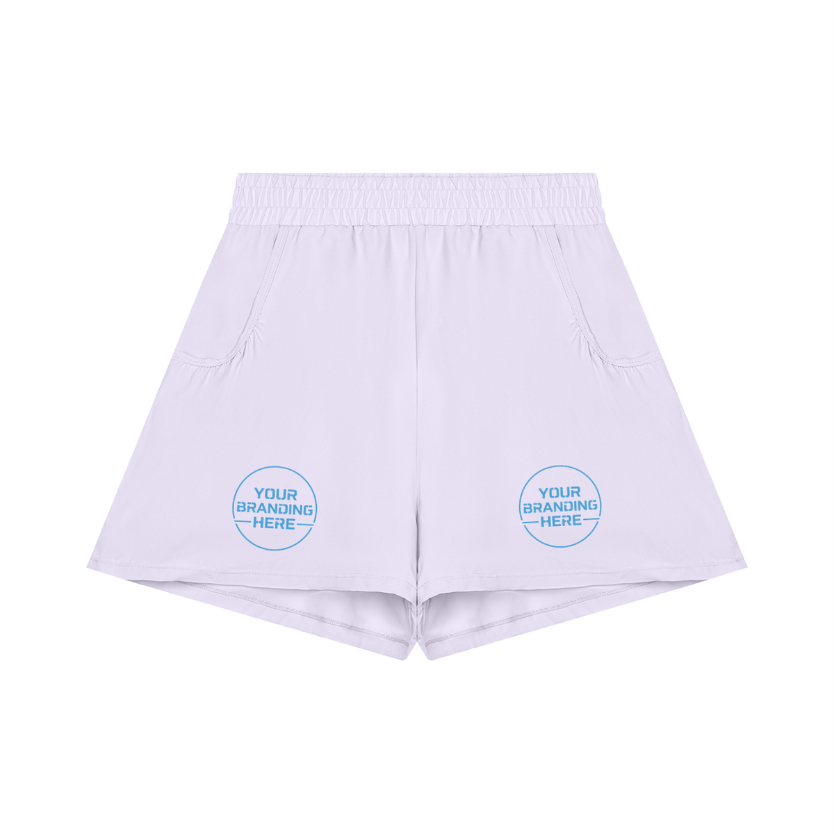 Women's Ruched Yoga Shorts - WB0100-P001-V2