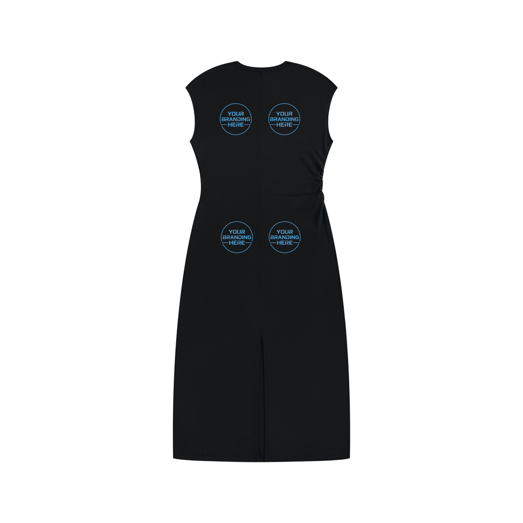 Women’s Ruched Sleeveless Dress - WO0017-C001-V2