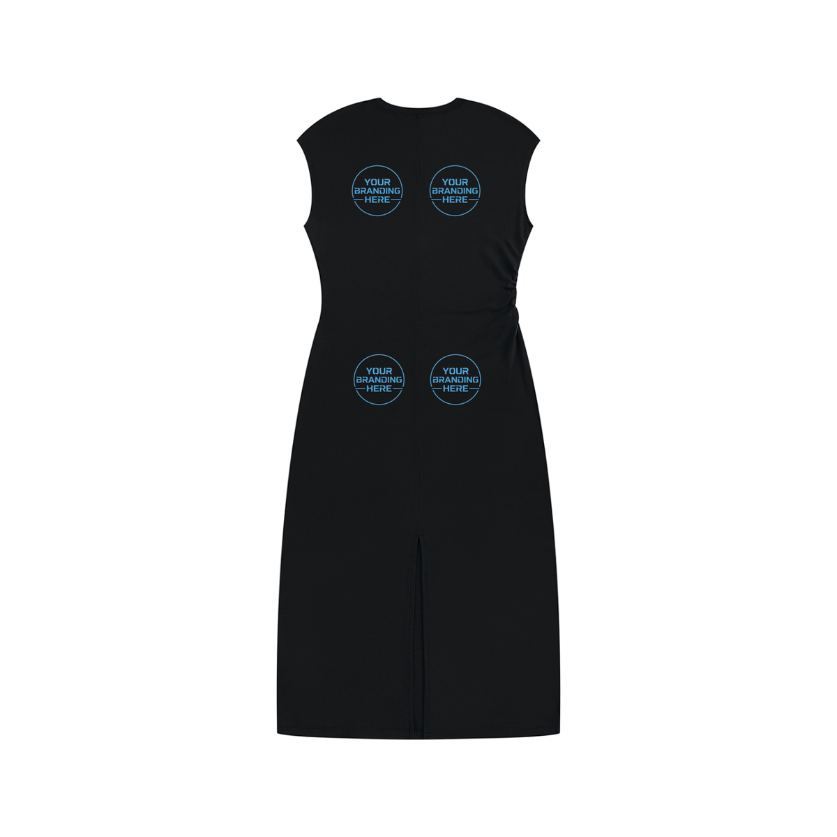 Women’s Ruched Sleeveless Dress - WO0017-C001-V2