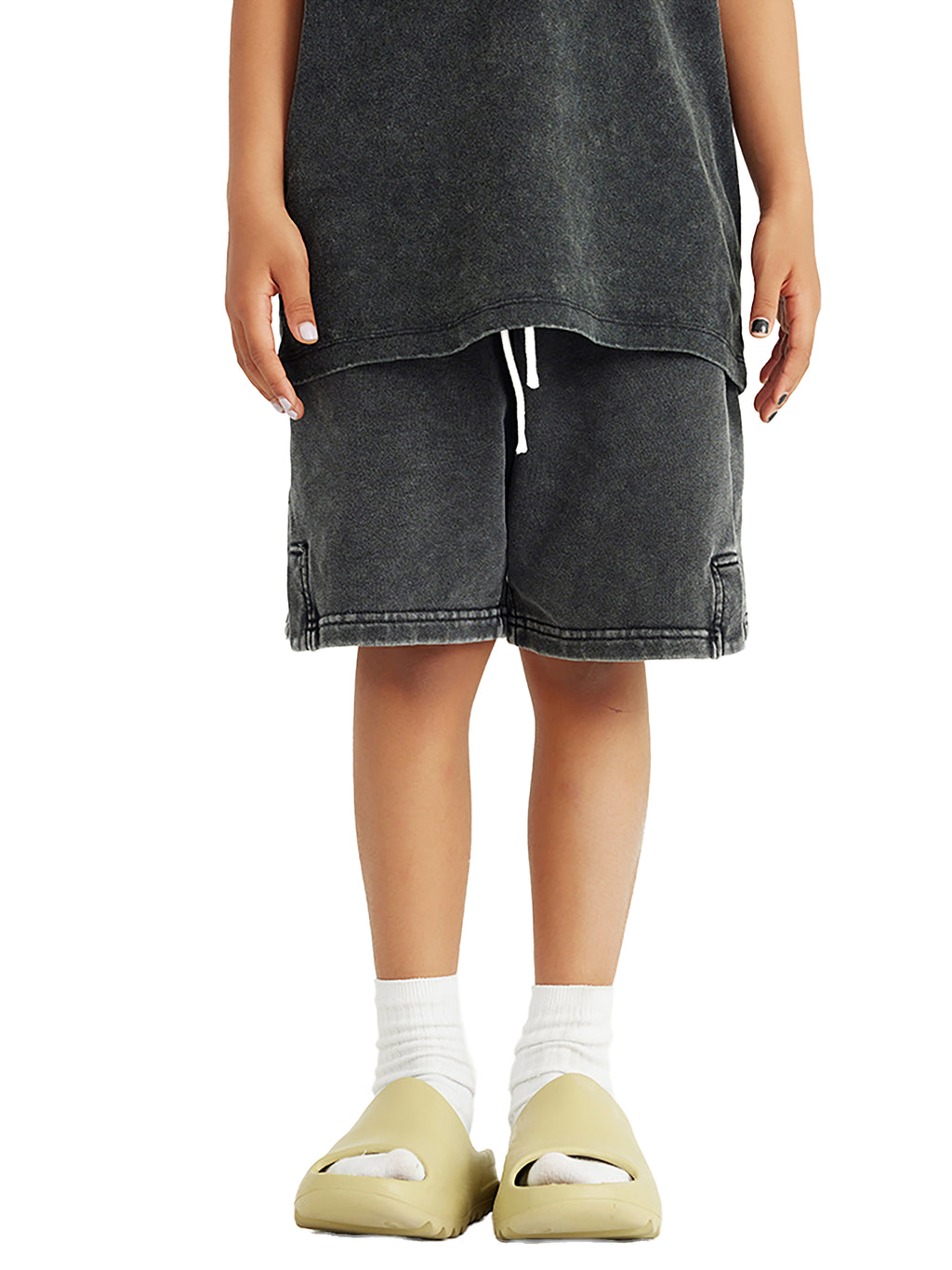 Snow Washed Kids' Shorts - R00357-C001-V6