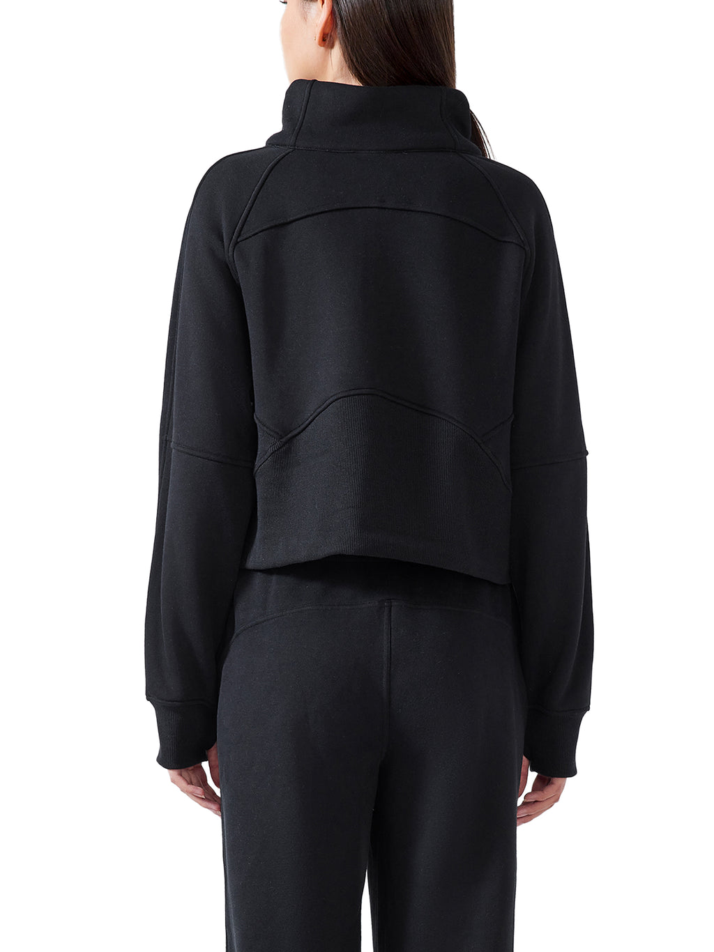 Cropped Half-Zip Sweatshirt - RP0007-P001-V2