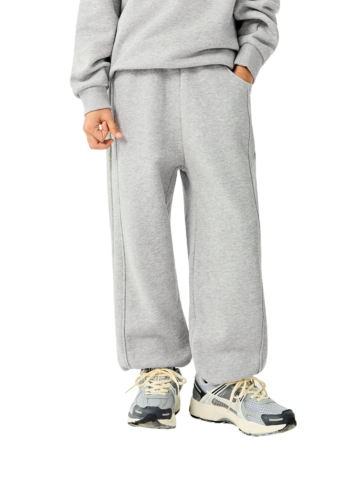 Essential Kids' Fleece Jogged Sweatpants - KK0003-C001-V2