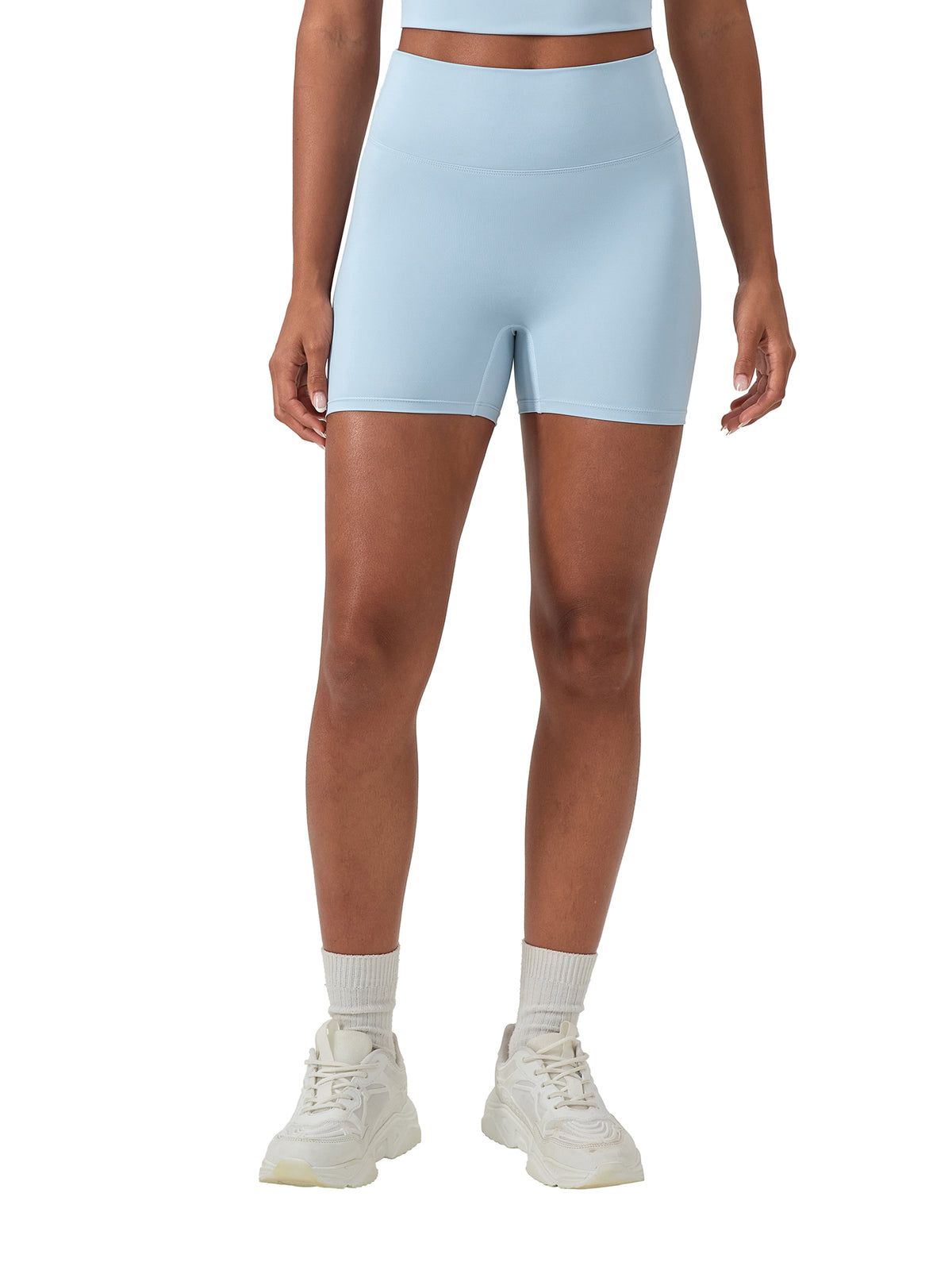 Women’s High Waisted Yoga Biker Shorts - WB0012-O001-V2
