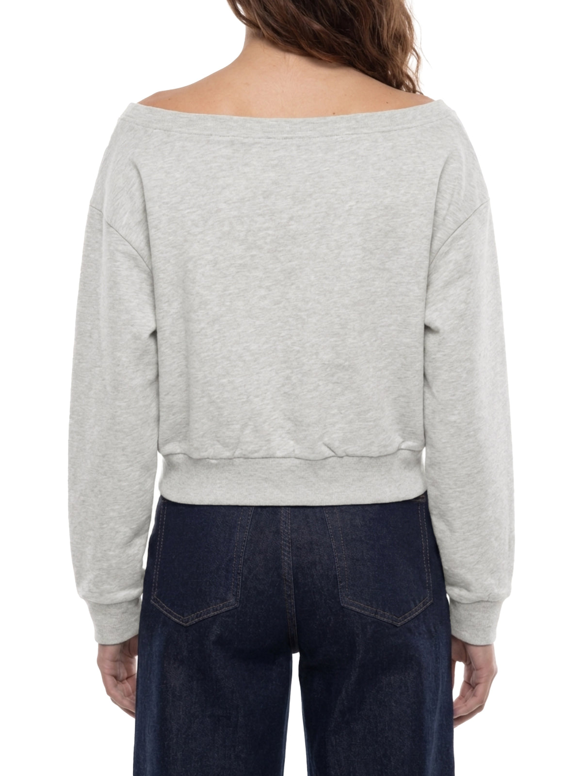 Women's Off-Shoulder Sweatshirt - WT0058-C001-V2