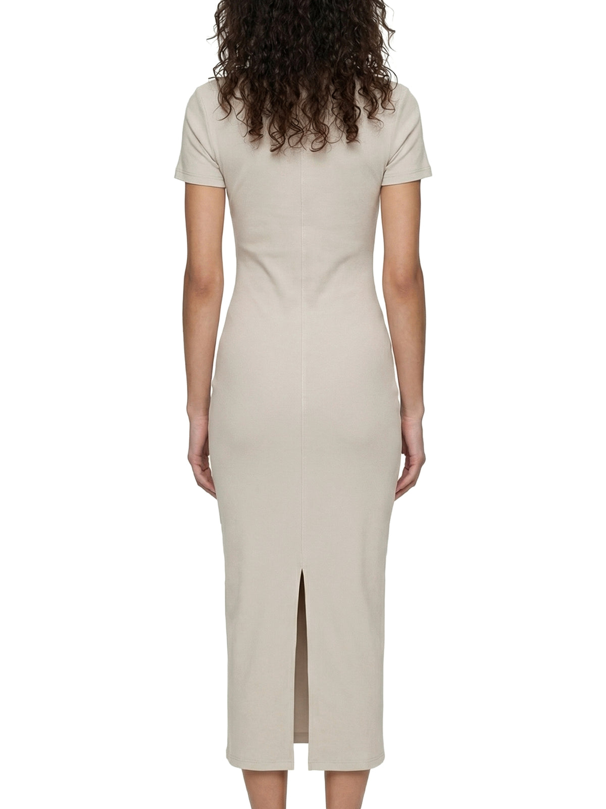 Women's V-Neck Short Sleeve Maxi Dress - WO0001-O001-V2