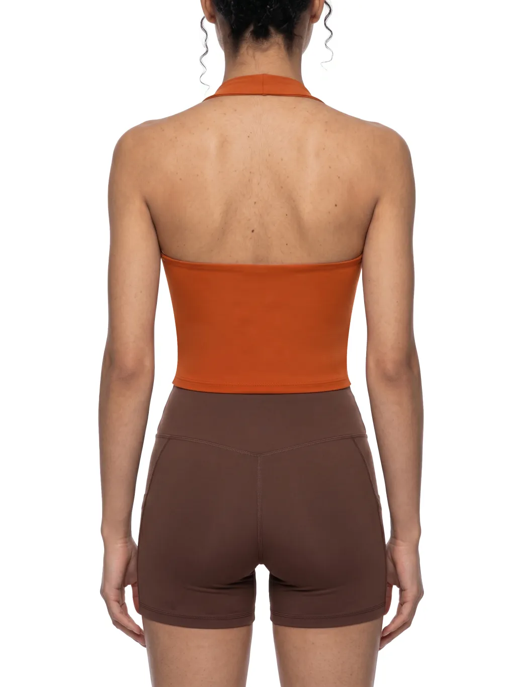 Women's Halter Crop Sports Bra - WT0099-O001-V2