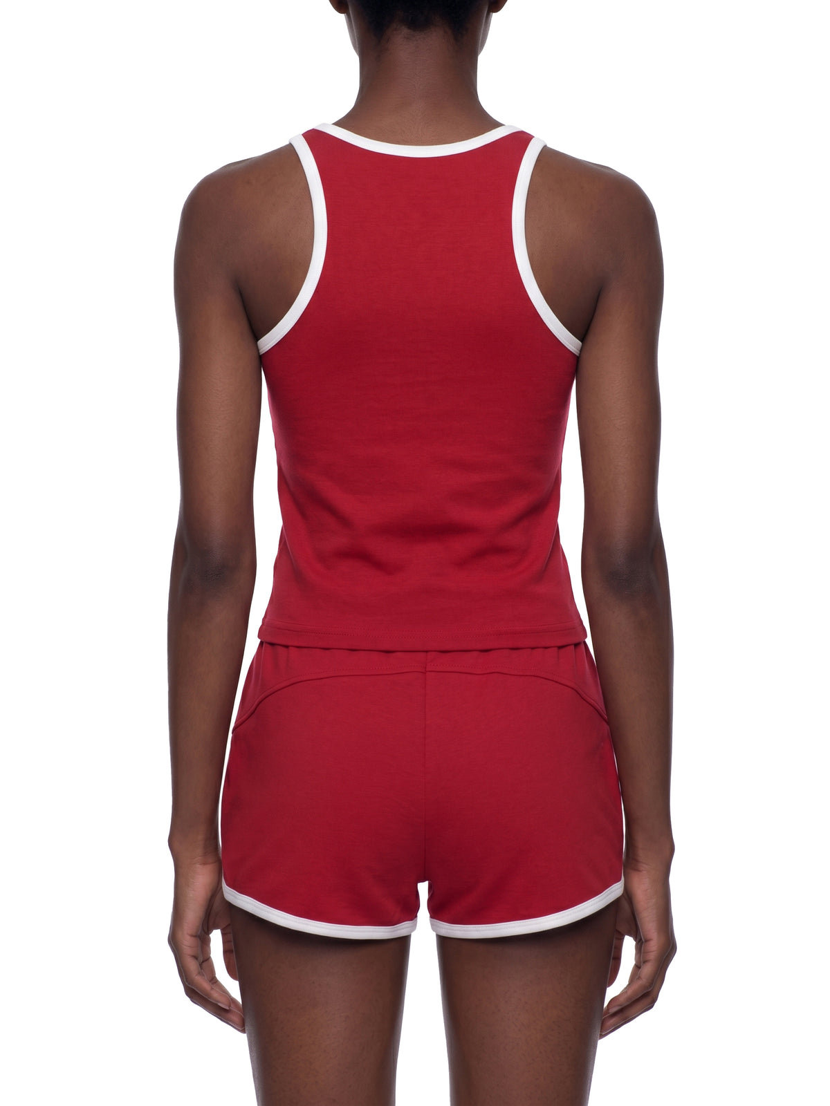 Women's Color Block Cropped Tank Top - WT0116-C001-V6
