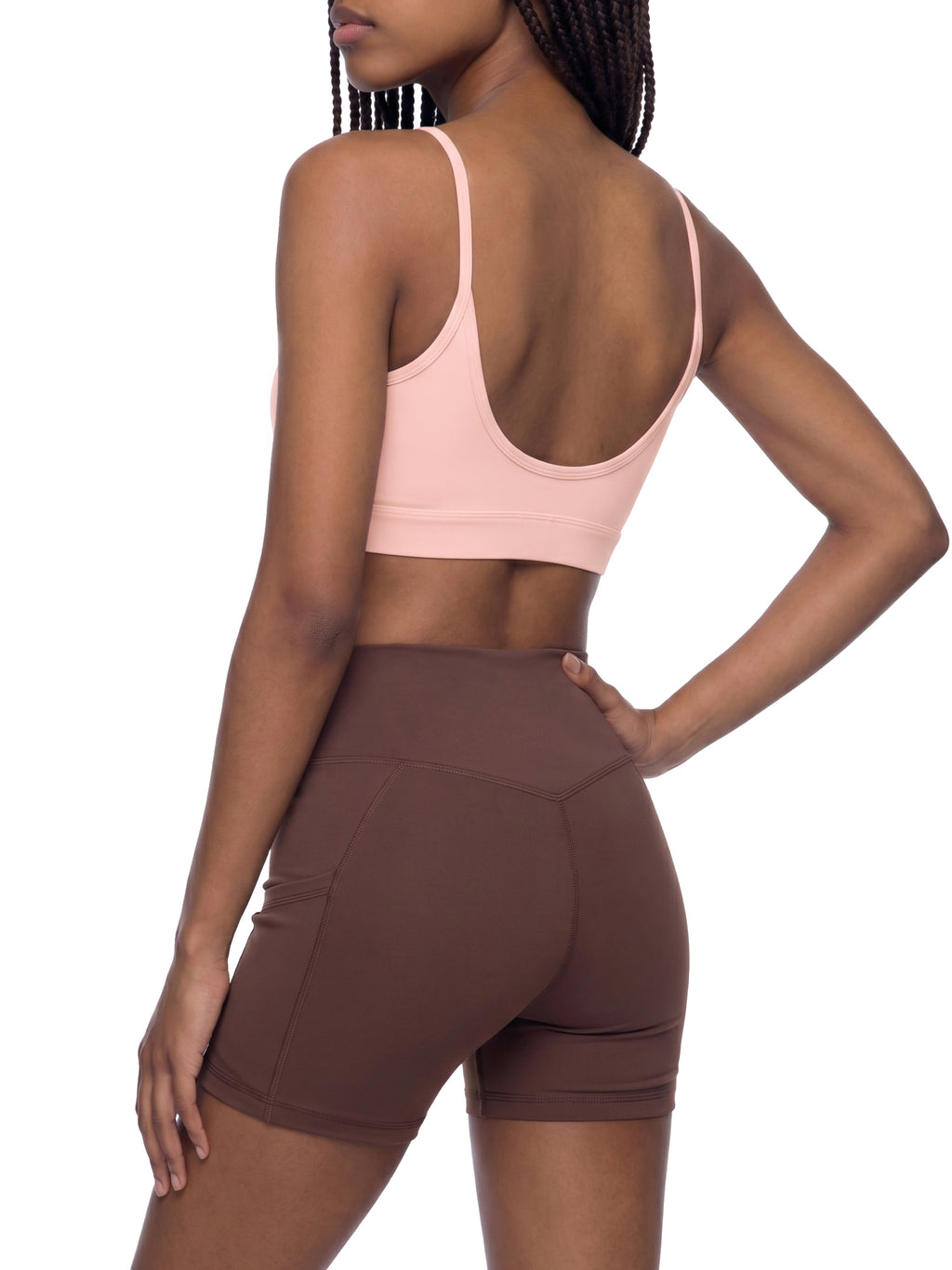 Women's Solid U-Neck Sports Bra - WT0131-O001-V2
