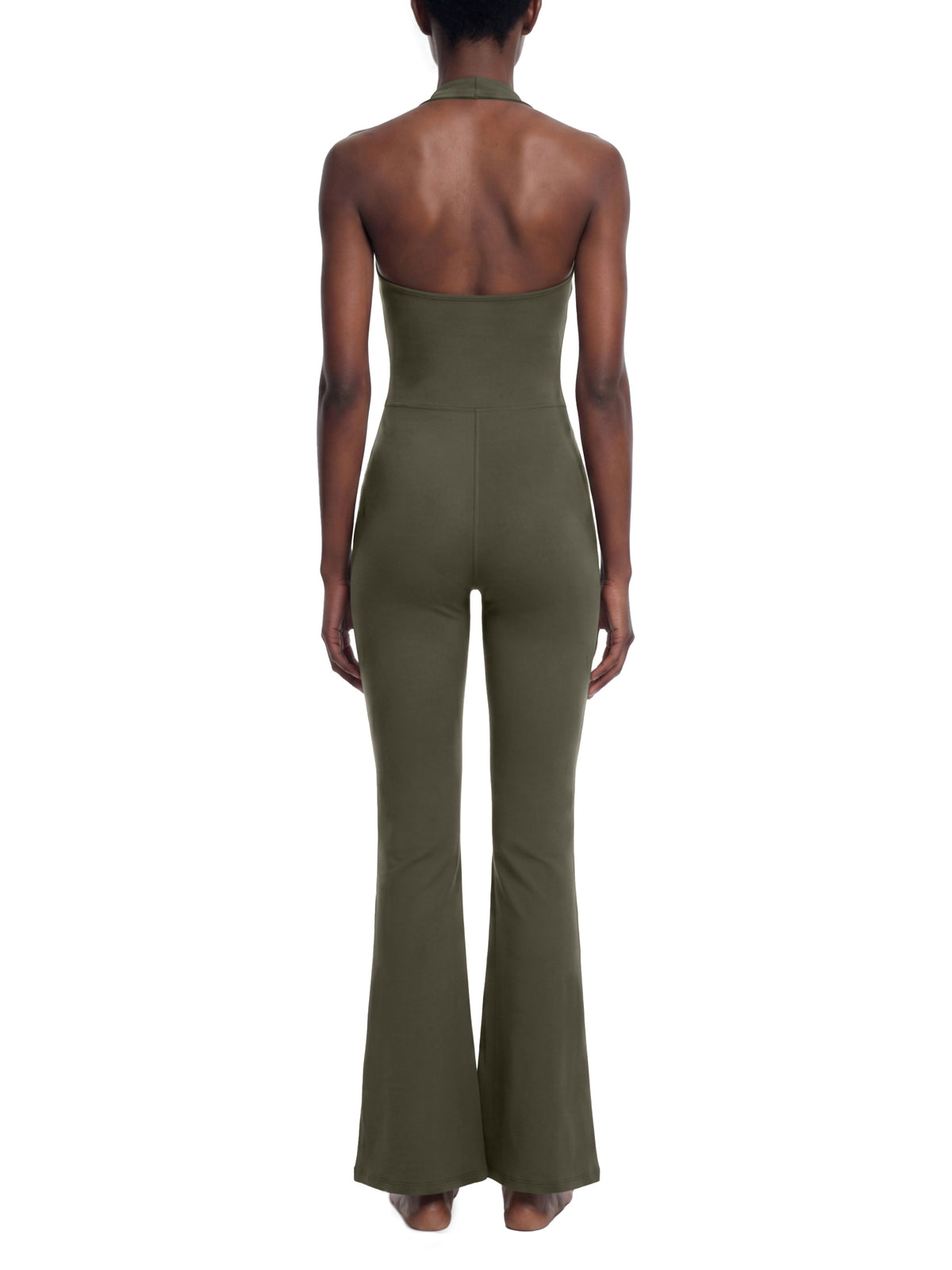 Women’s Halter Flared Jumpsuit - WO0013-P001-V2