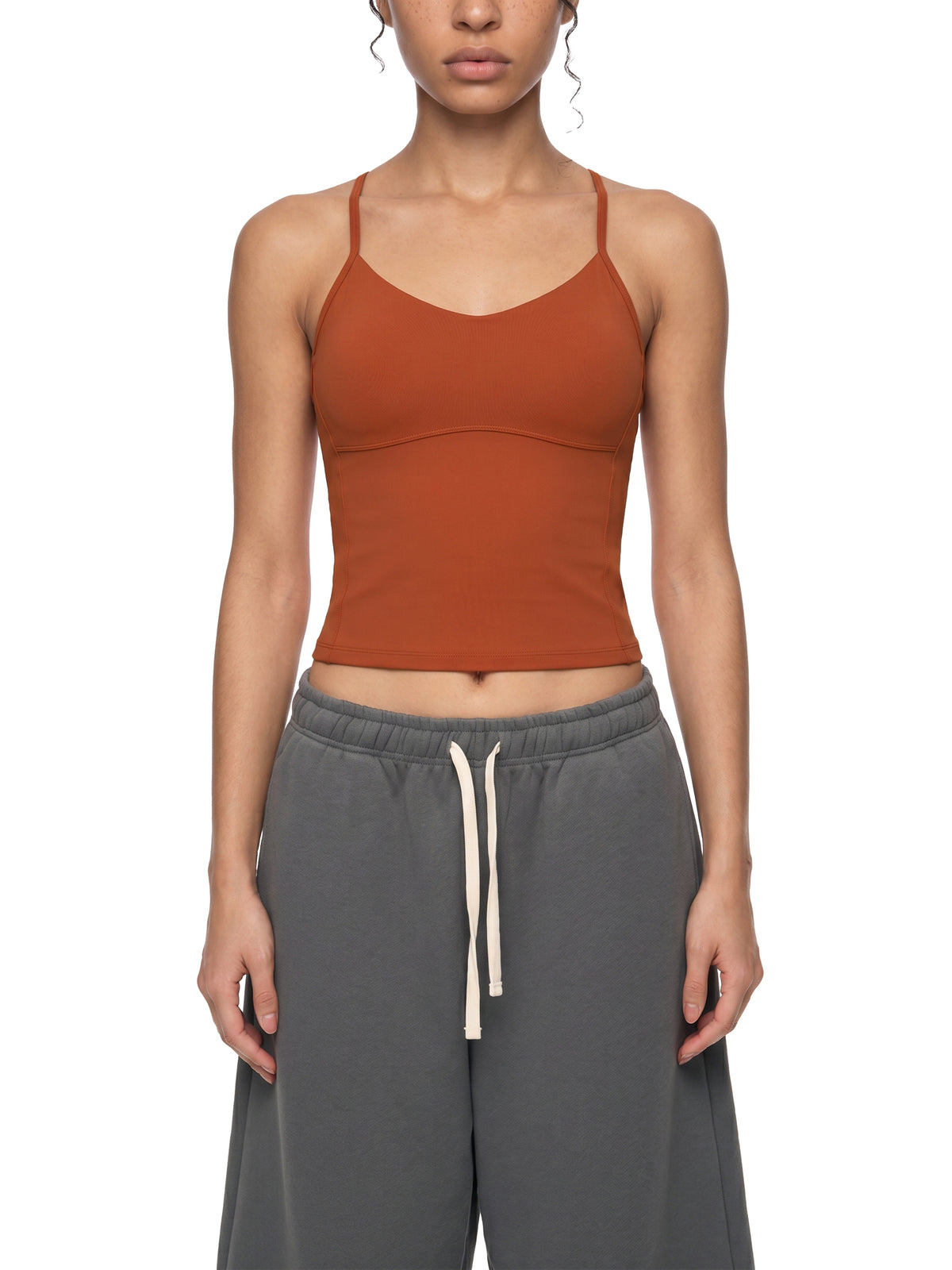 Women’s Solid Color Yoga Sports Bra - WT0132-O001-V2