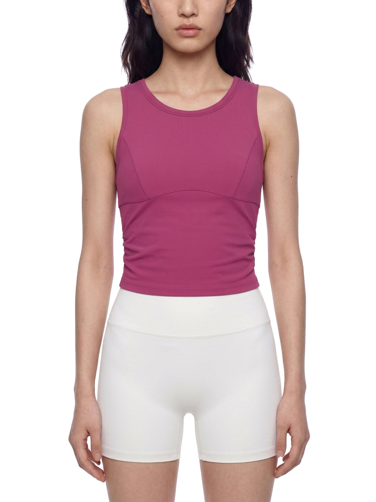 Women’s Crewneck Yoga Tank Top - WT0153-O001-V2