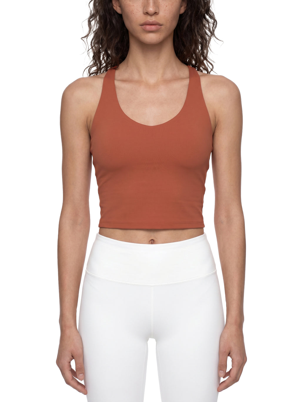 Women's Tight Halter Yoga Tank Top - WT0150-O001-V2