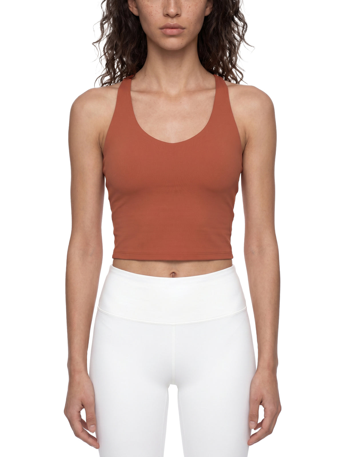 Women's Tight Halter Yoga Tank Top - WT0150-O001-V2
