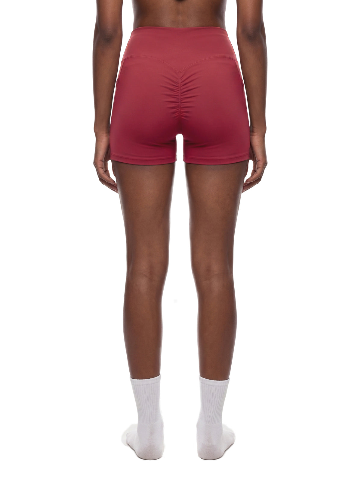 Women’s High Rise Pocket Yoga Shorts - WB0055-O001-V6