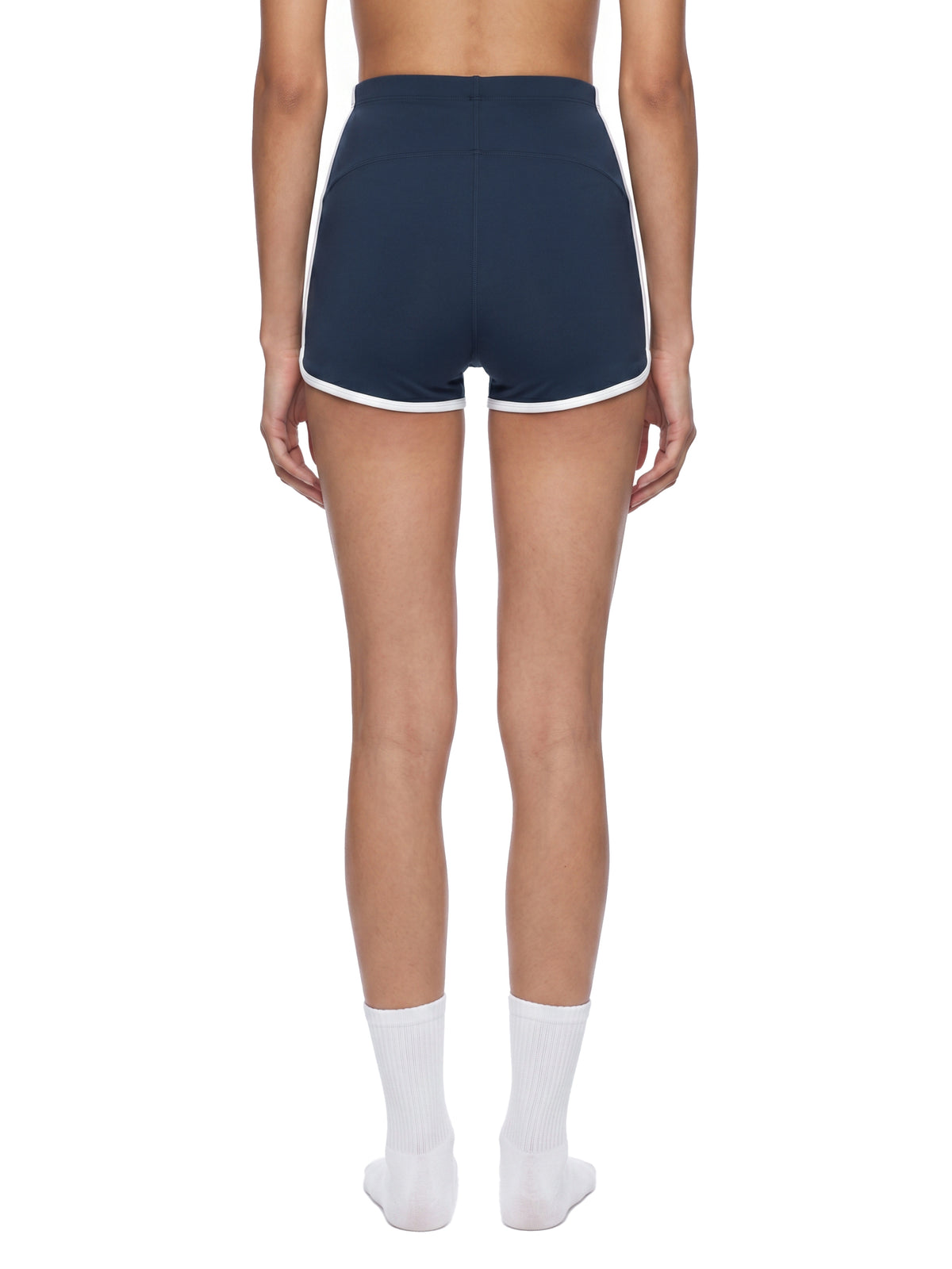 Women's High Waisted Ringer Yoga Shorts - WB0068-O001-V2