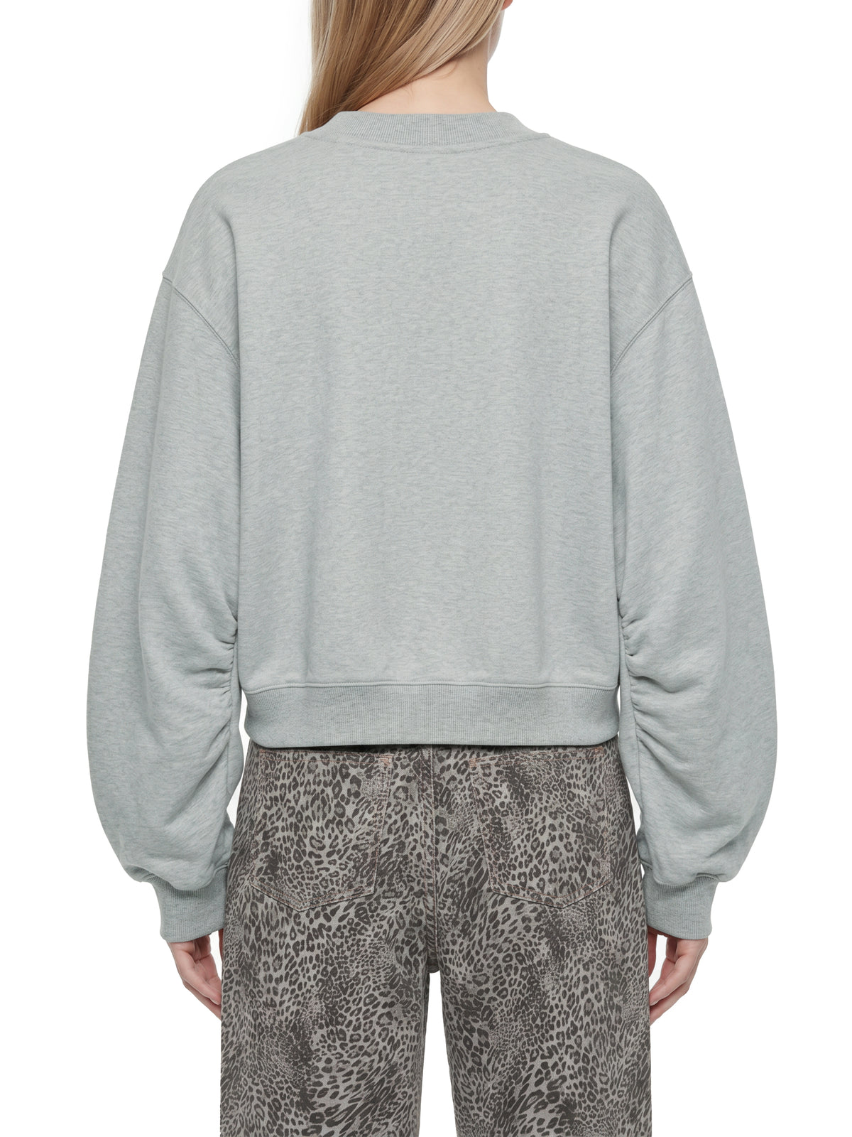 Women’s Crop V-Neck Sweatshirt - WB0067-C001-V2