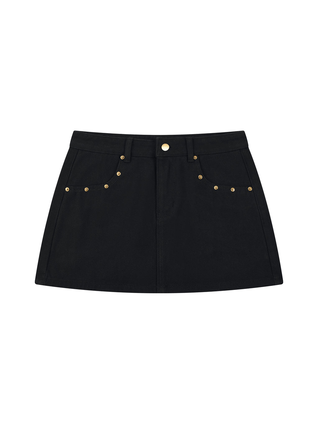 Women's Studded Denim Mini Skirt - WB0079-C001-V2