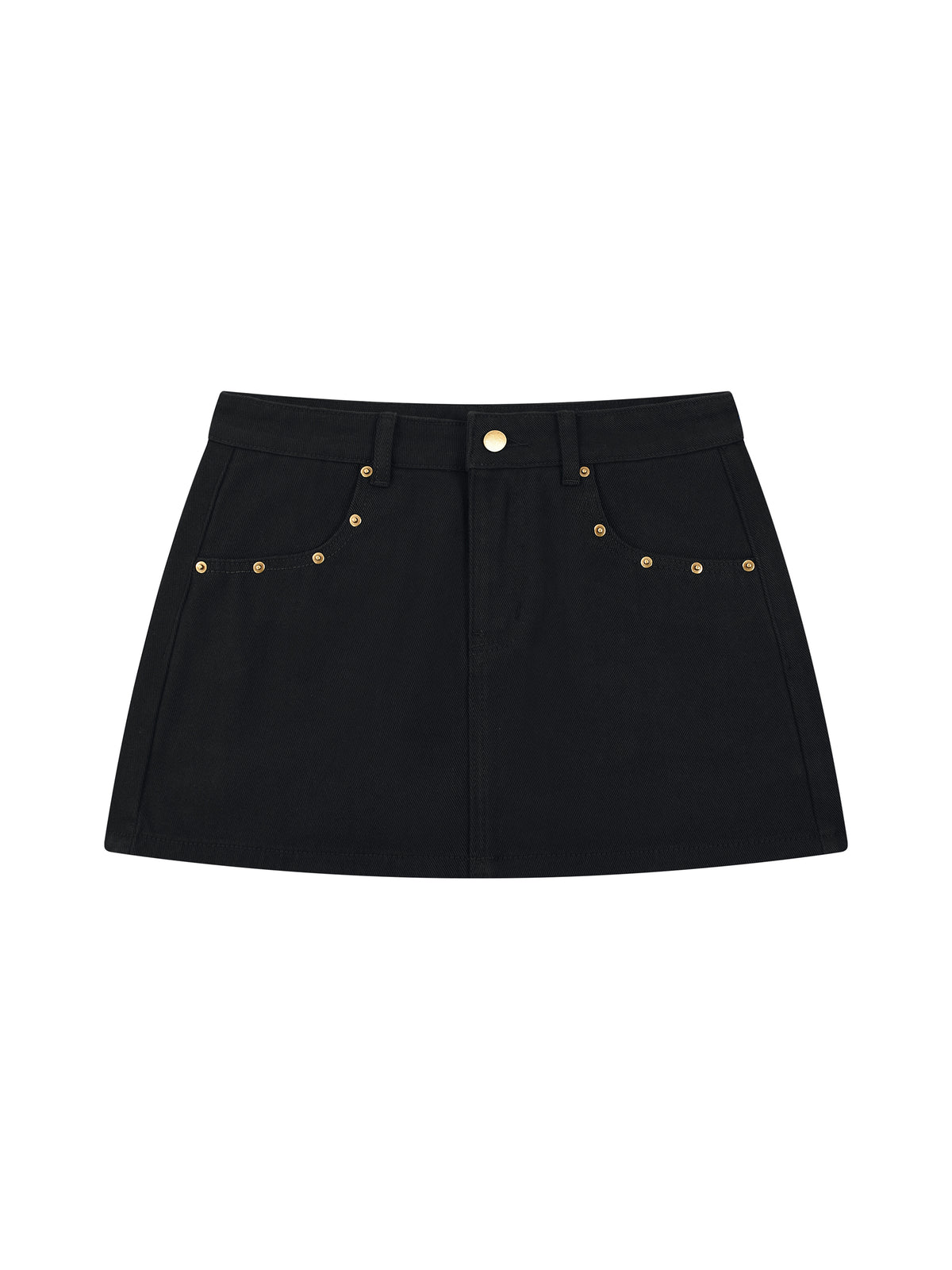 Women's Studded Denim Mini Skirt - WB0079-C001-V2