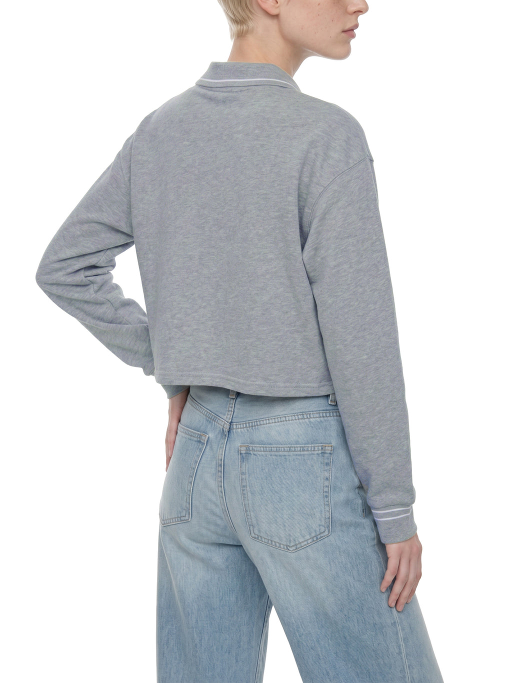 Women’s Crop Collared Sweatshirt - WT0212-C001-V2