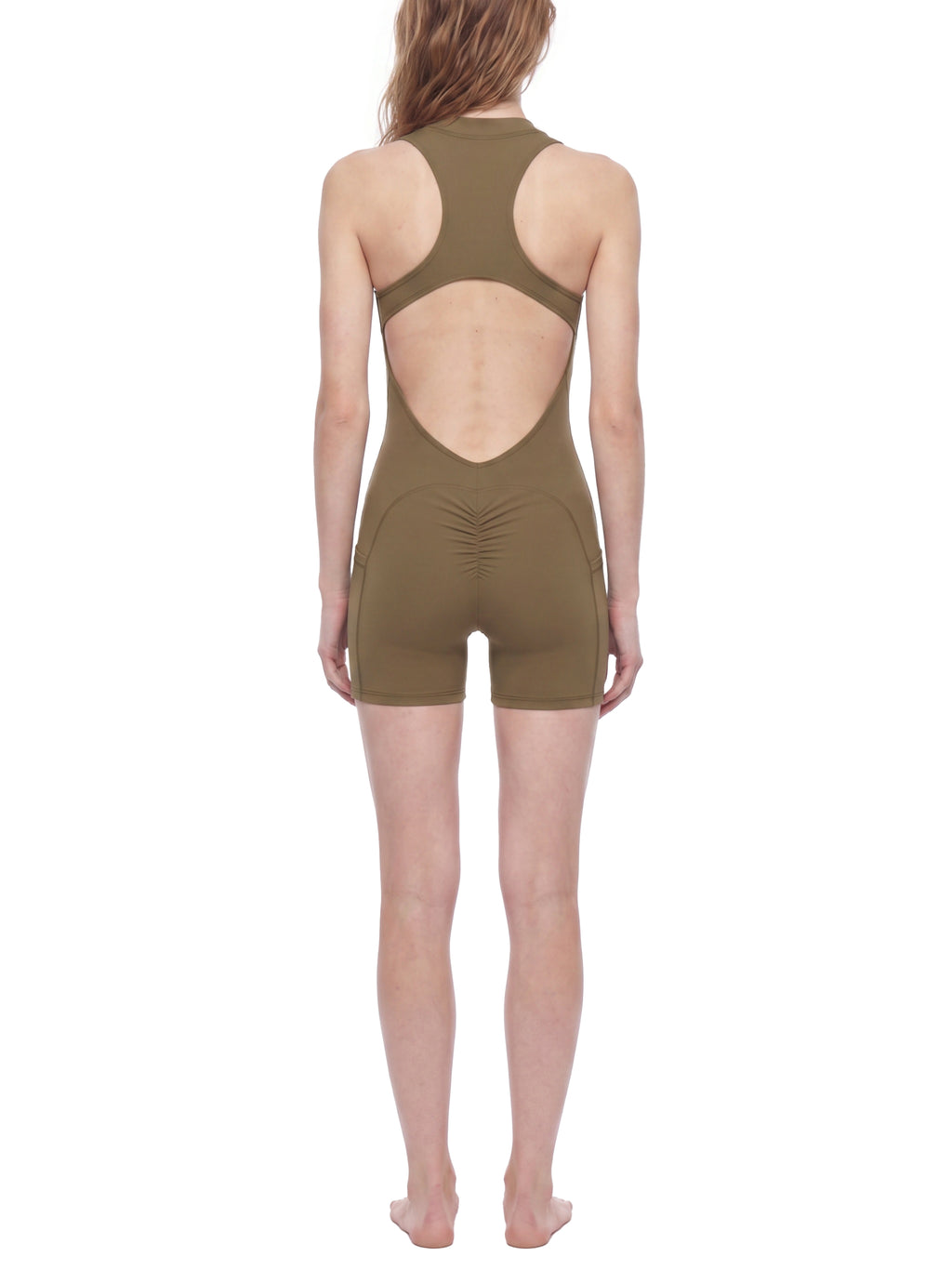Women’s Quarter-Zip Yoga Romper - WB0076-O001-V2