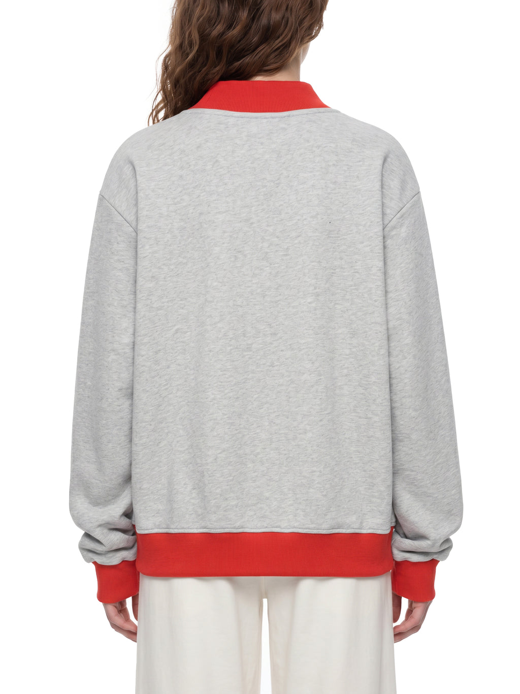 Women’s Mock Neck Crewneck Sweatshirt - WT0211-P001-V2