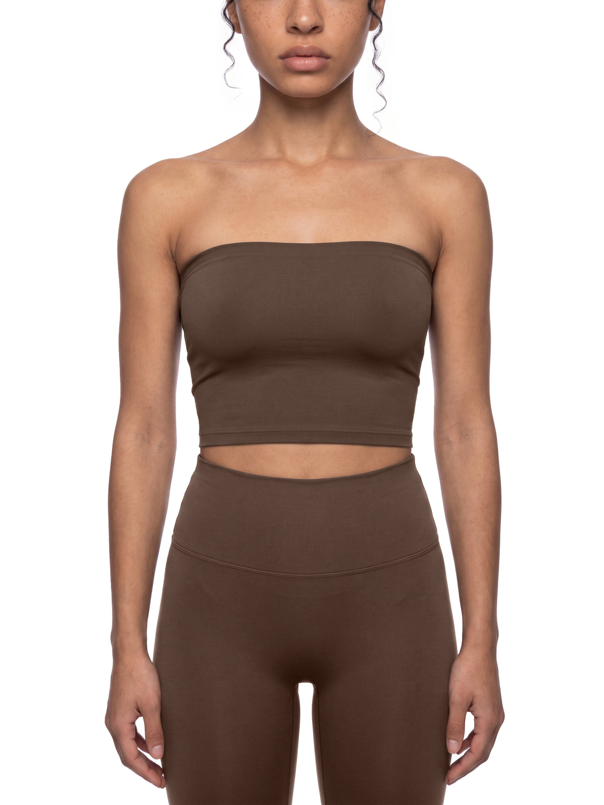 Women’s Yoga Cropped Tube Top - WT0195-O001-V2