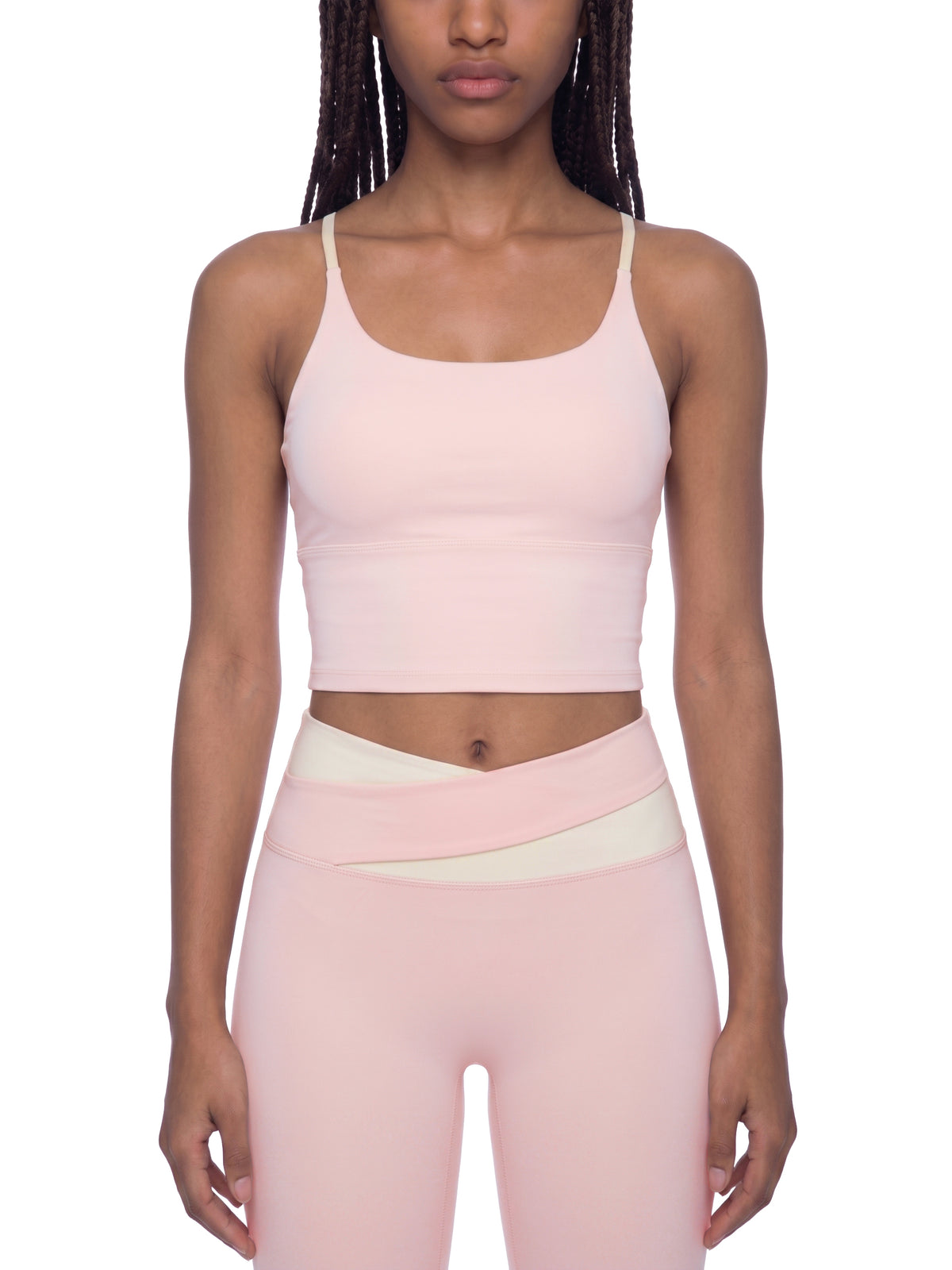 Women's Color Block Yoga Tank Top - WT0245-P001-V2