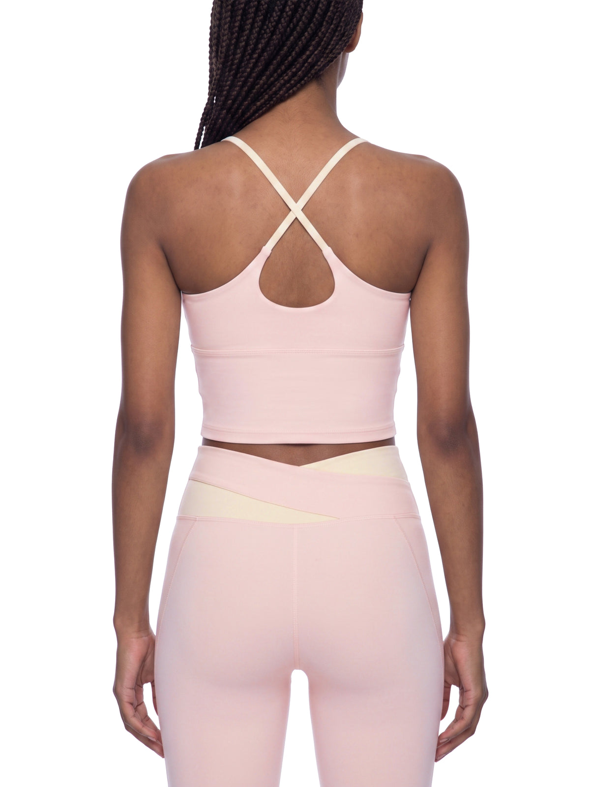 Women's Color Block Yoga Tank Top - WT0245-P001-V2