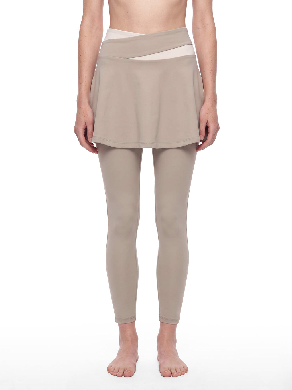 Women's Yoga Panelled Skorts - WB0093-P001-V2