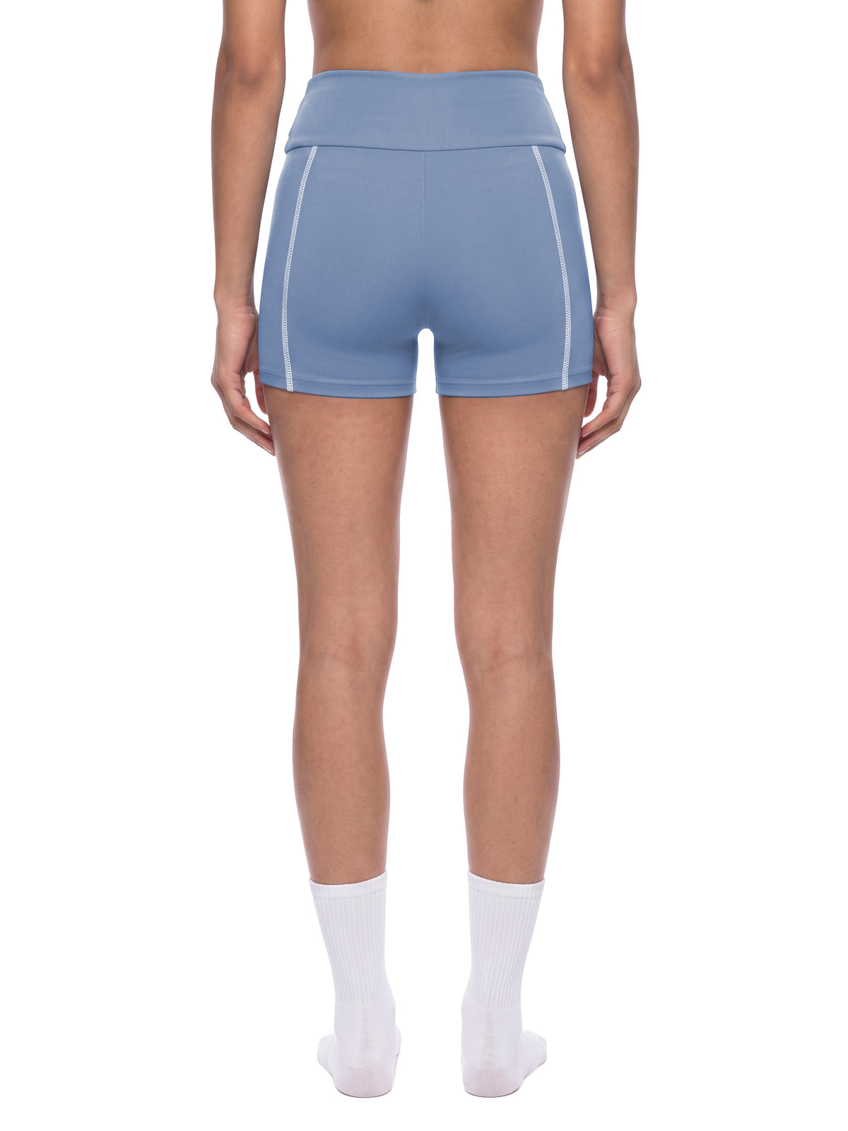 Women's High Waisted Yoga Biker Shorts - WB0098-O001-V2