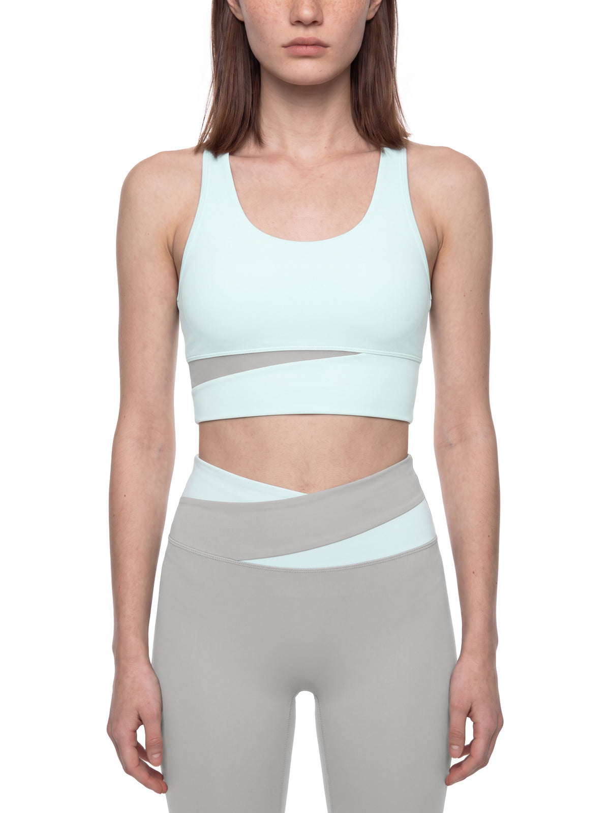 Women's Color Block Yoga Tank Top - WT0258-P001-V2