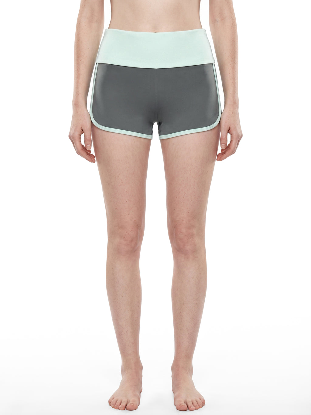 Women’s Color Block Yoga Shorts - WB0105-P001-V2